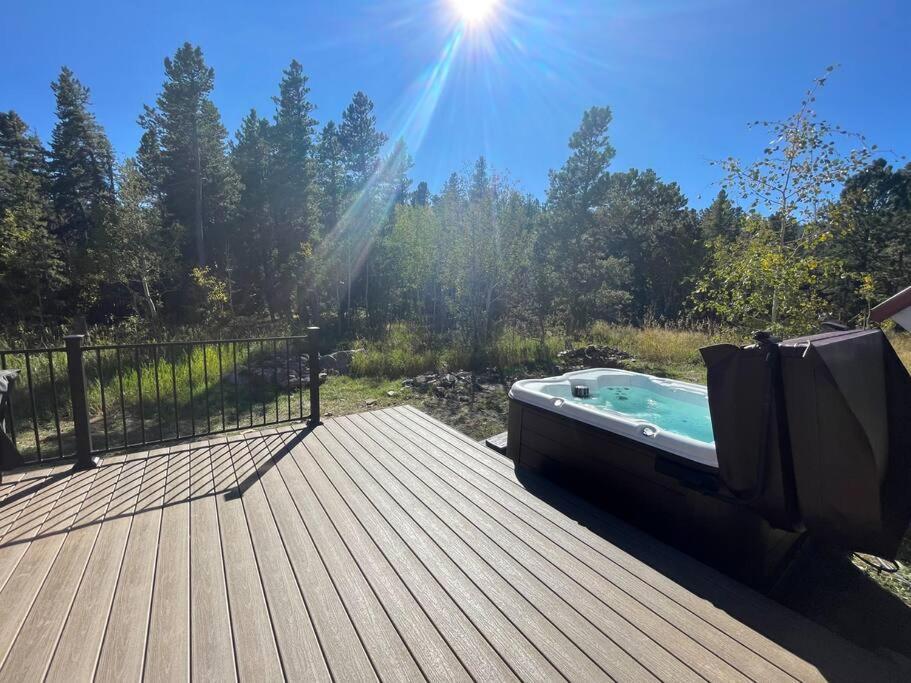 Little Gem Lodge Unique Mtn A-Frame W Hot Tub Black Hawk Exterior foto